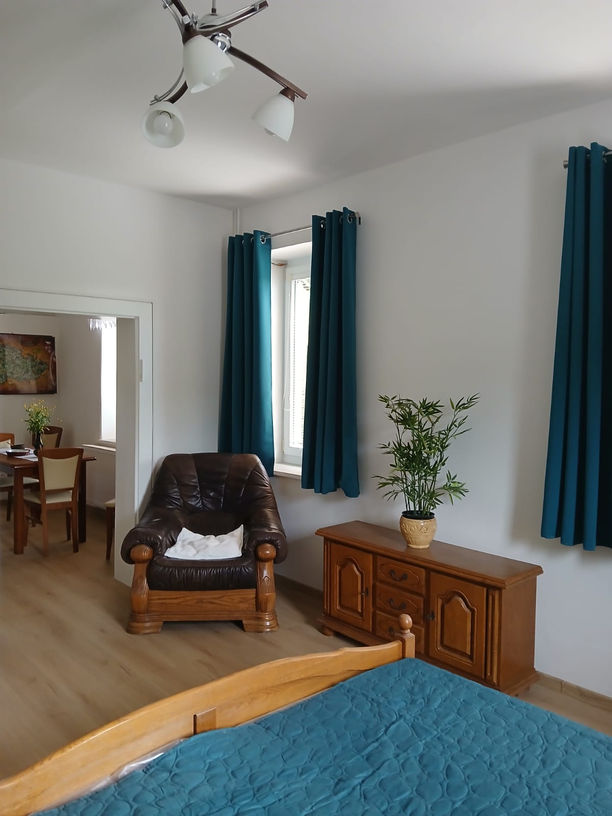 Prostorná ložnice v apartmánu Janoli